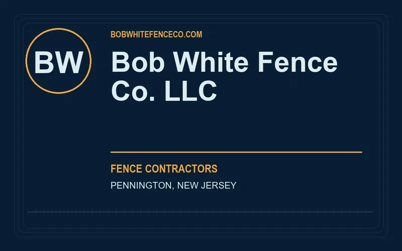 Bob White Fence Co. LLC in Pennington, New Jersey