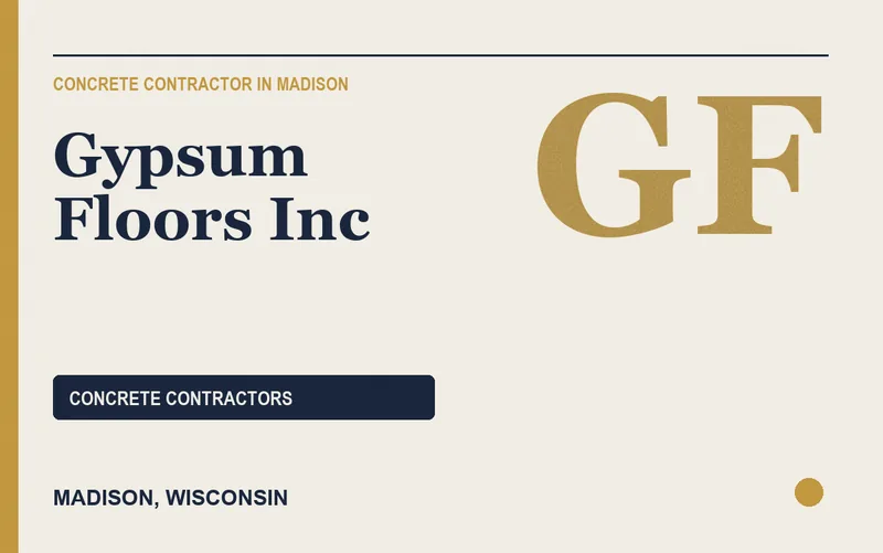 Gypsum Floors Inc in Madison, Wisconsin
