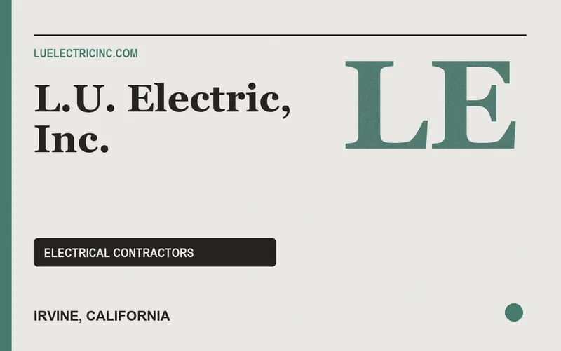 L.U. Electric, Inc. in Irvine, California