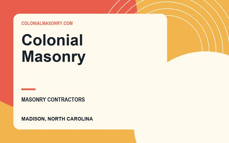 Colonial Masonry in Madison, North Carolina