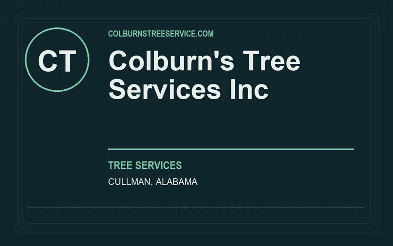 Colburn's Tree Services Inc in Cullman, Alabama