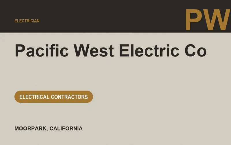 Pacific West Electric Co in Moorpark, California