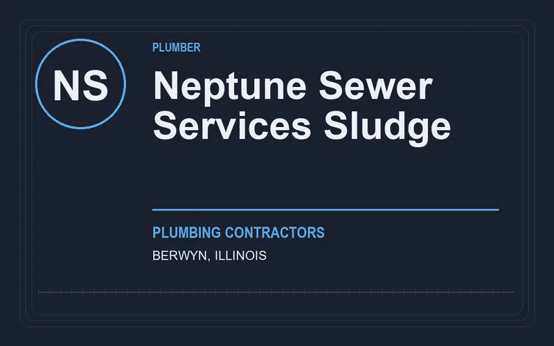 Neptune Sewer Services Sludge in Berwyn, Illinois