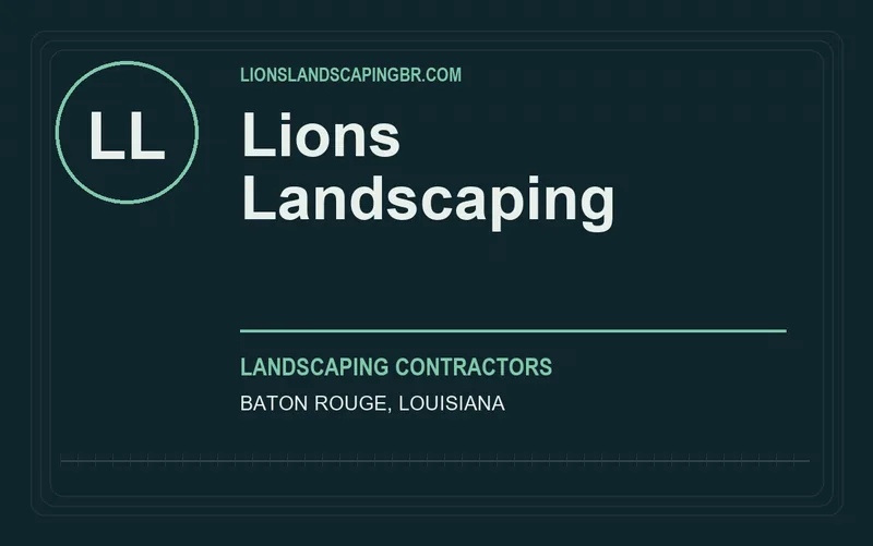 Lions Landscaping in Baton Rouge, Louisiana