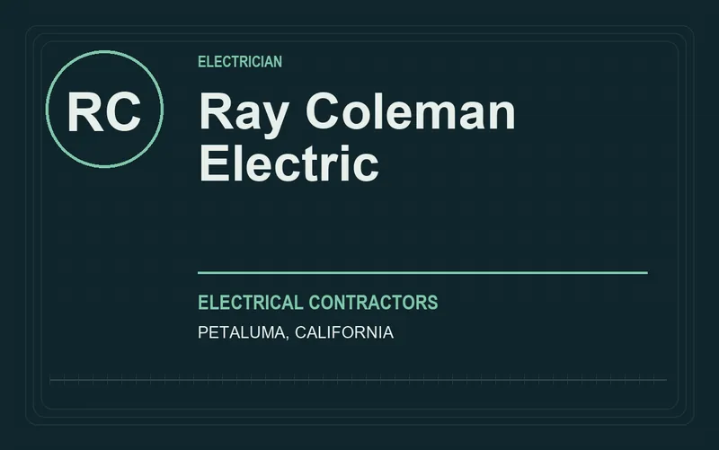 Ray Coleman Electric in Petaluma, California