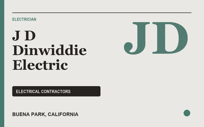 J D Dinwiddie Electric in Buena Park, California