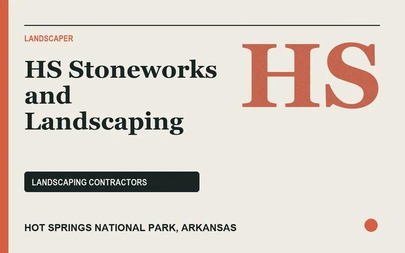 HS Stoneworks and Landscaping in Hot Springs National Park, Arkansas