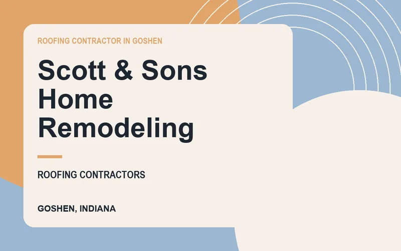Scott & Sons Home Remodeling in Goshen, Indiana
