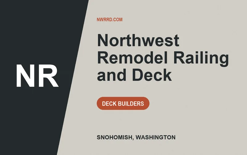 Northwest Remodel Railing and Deck in Snohomish, Washington
