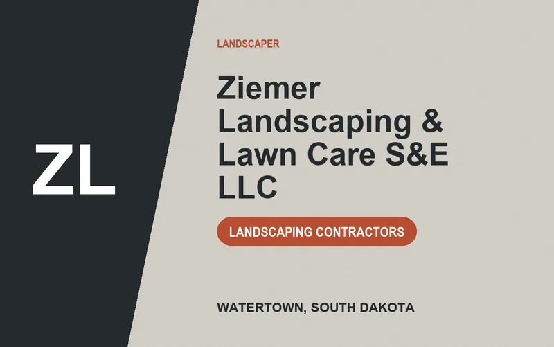 Ziemer Landscaping & Lawn Care S&E LLC in Watertown, South Dakota