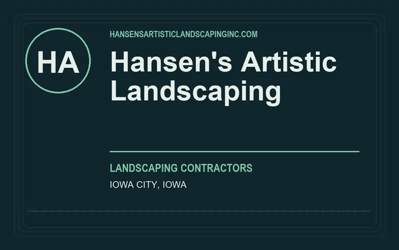 Hansen's Artistic Landscaping in Iowa City, Iowa