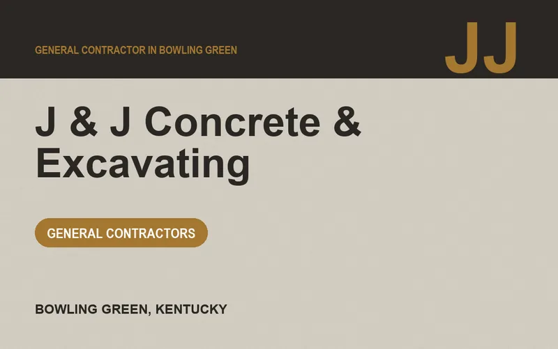 J & J Concrete & Excavating in Bowling Green, Kentucky