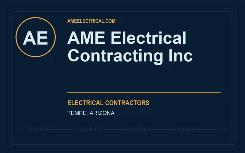 AME Electrical Contracting Inc in Tempe, Arizona