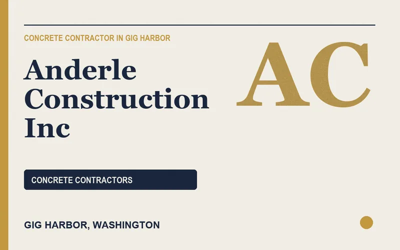 Anderle Construction Inc in Gig Harbor, Washington