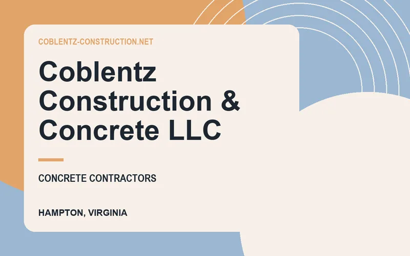Coblentz Construction & Concrete LLC in Hampton, Virginia