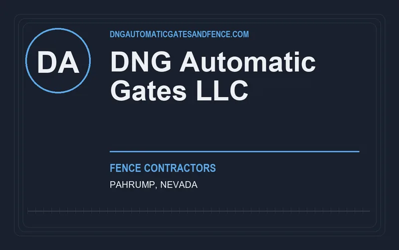 DNG Automatic Gates LLC in Pahrump, Nevada