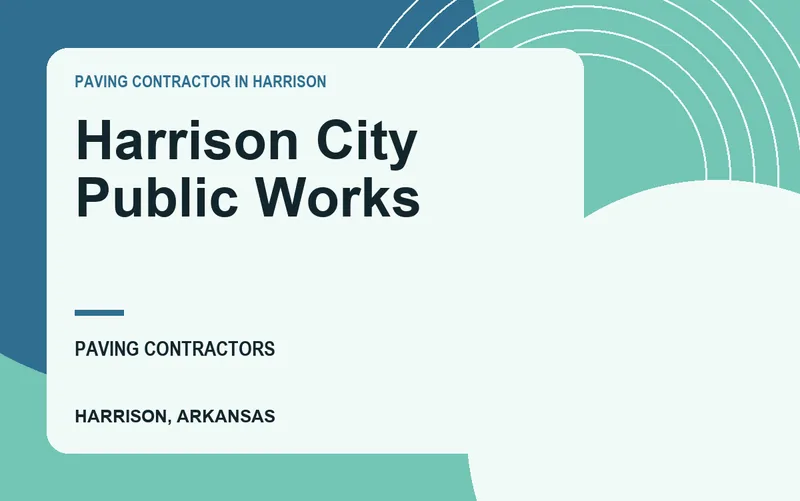 Harrison City Public Works in Harrison, Arkansas