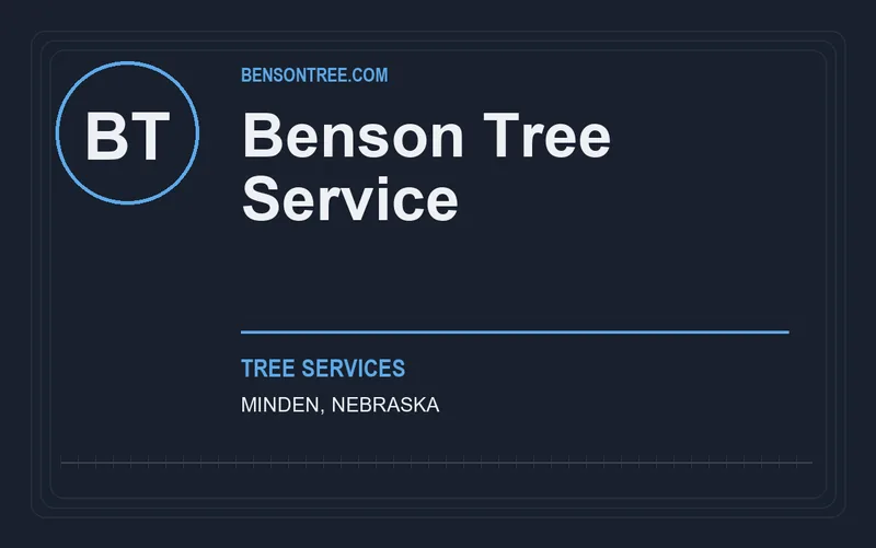 Benson Tree Service in Minden, Nebraska