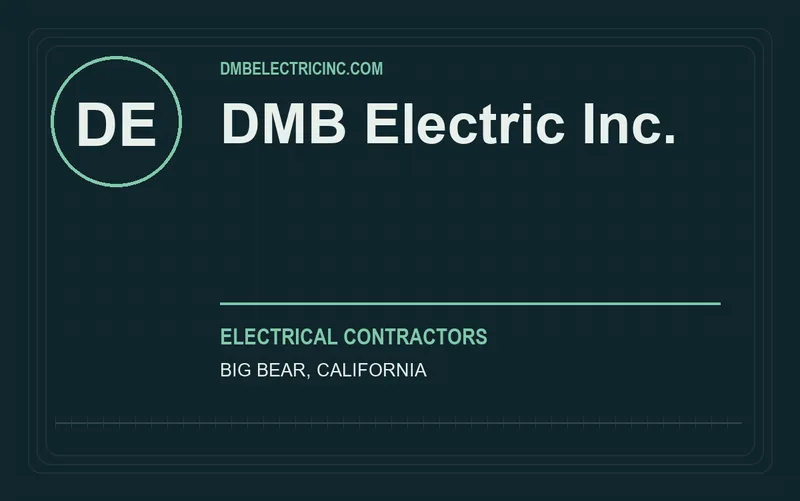 DMB Electric Inc. in Big Bear, California