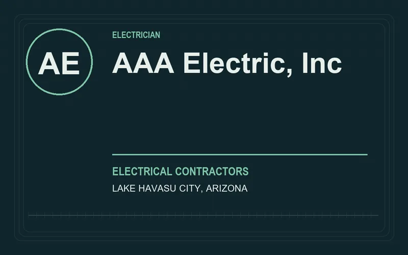 AAA Electric, Inc in Lake Havasu City, Arizona