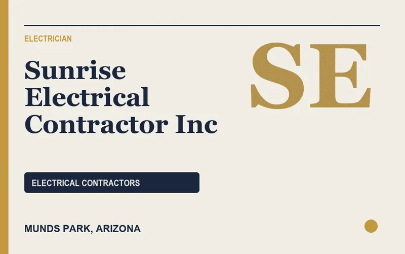 Sunrise Electrical Contractor Inc in Munds Park, Arizona