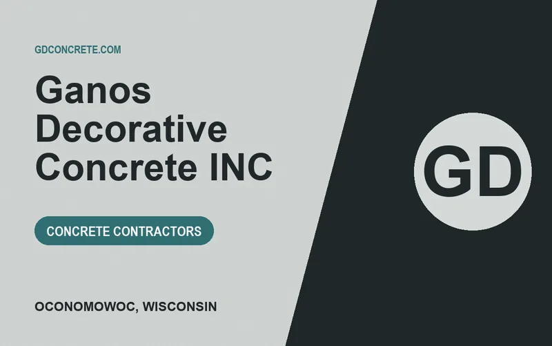 Ganos Decorative Concrete INC in Oconomowoc, Wisconsin