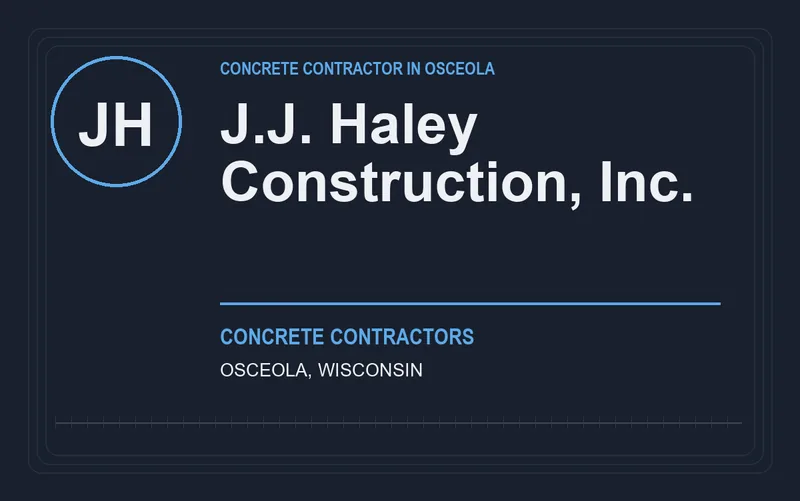 J.J. Haley Construction, Inc. in Osceola, Wisconsin