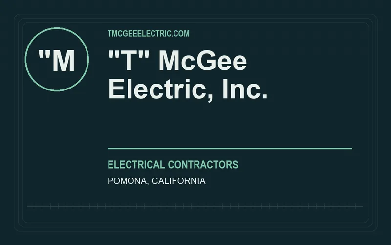 "T" McGee Electric, Inc. in Pomona, California