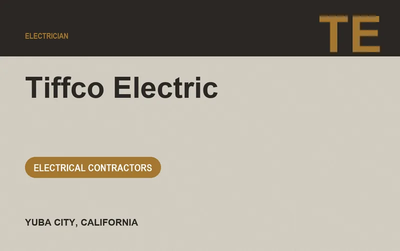 Tiffco Electric in Yuba City, California