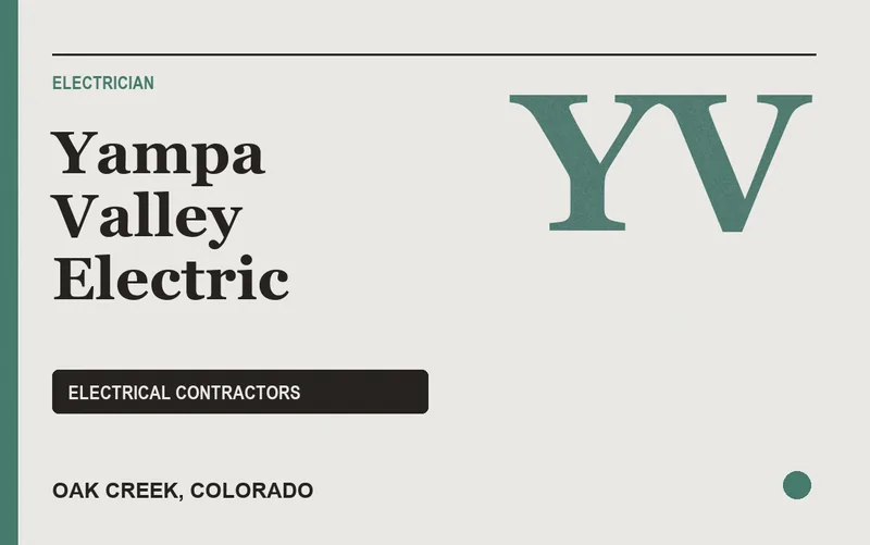 Yampa Valley Electric in Oak Creek, Colorado