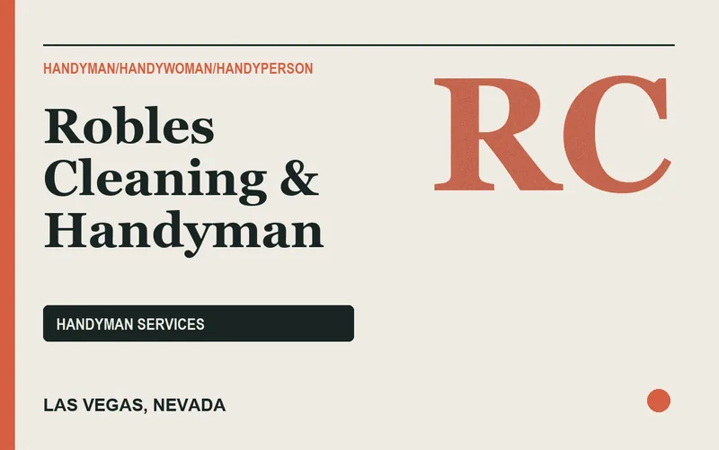 Robles Cleaning & Handyman in Las Vegas, Nevada