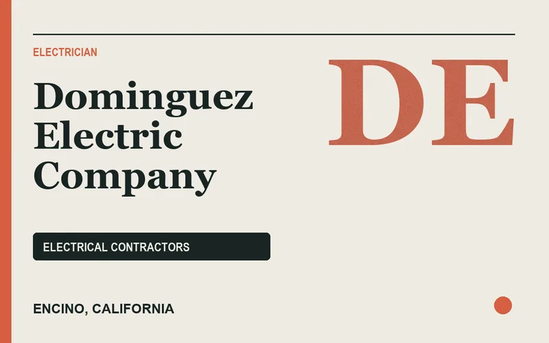 Dominguez Electric Company in Encino, California