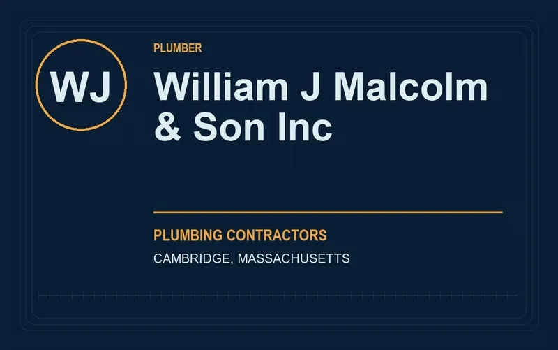 William J Malcolm & Son Inc in Cambridge, Massachusetts