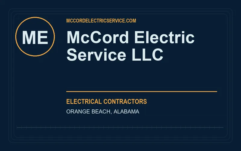 McCord Electric Service LLC in Orange Beach, Alabama