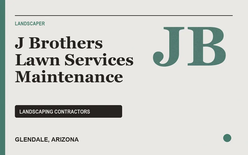 J Brothers Lawn Services Maintenance in Glendale, Arizona