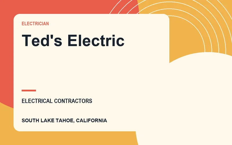 Ted's Electric in South Lake Tahoe, California