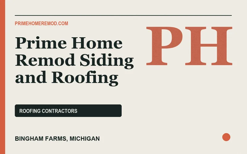 Prime Home Remod Siding and Roofing in Bingham Farms, Michigan