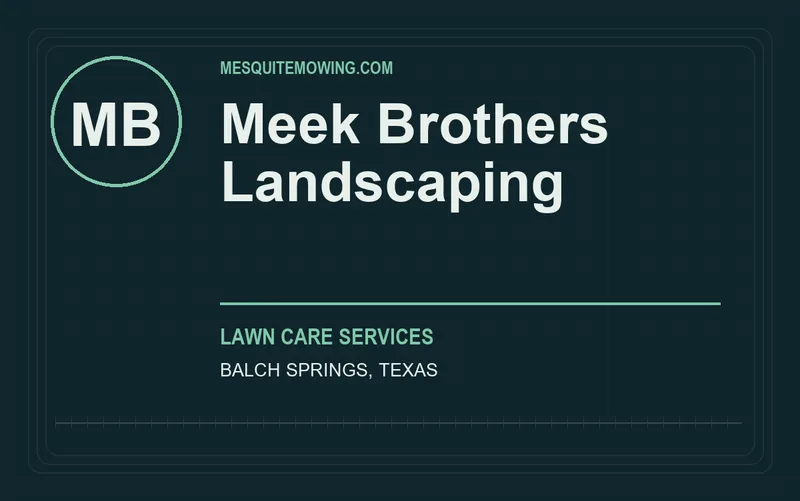 Meek Brothers Landscaping in Balch Springs, Texas