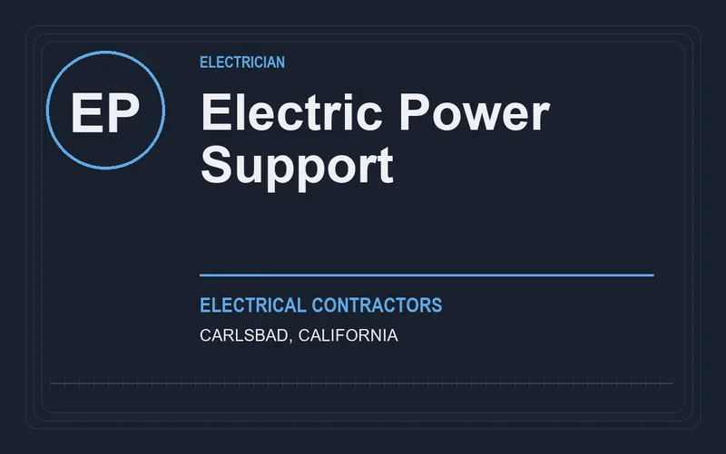 Electric Power Support in Carlsbad, California