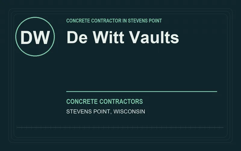 De Witt Vaults in Stevens Point, Wisconsin