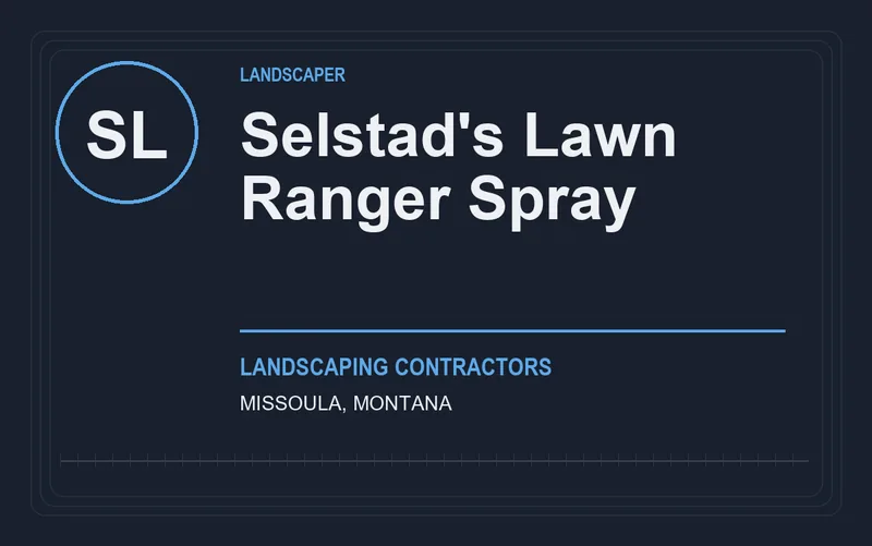 Selstad's Lawn Ranger Spray in Missoula, Montana