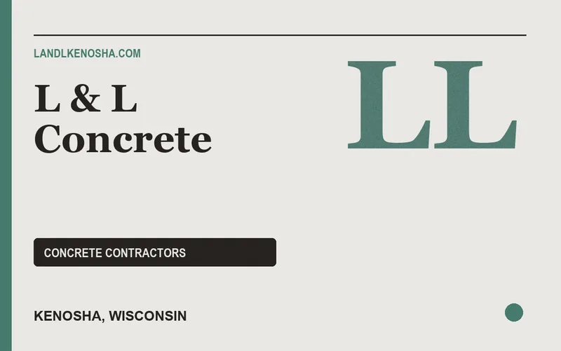 L & L Concrete in Kenosha, Wisconsin