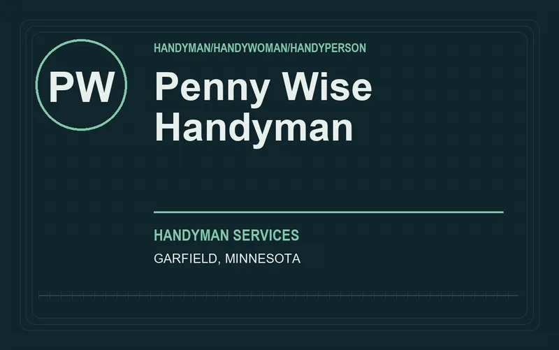 Penny Wise Handyman in Garfield, Minnesota