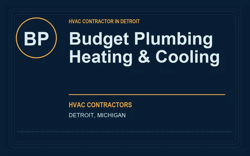 Budget Plumbing Heating & Cooling in Detroit, Michigan