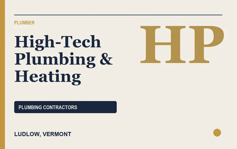 High-Tech Plumbing & Heating in Ludlow, Vermont