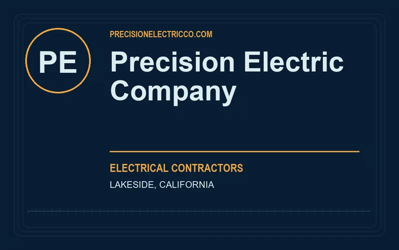 Precision Electric Company in Lakeside, California