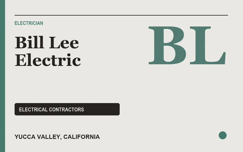 Bill Lee Electric in Yucca Valley, California