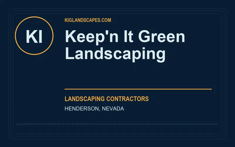 Keep'n It Green Landscaping in Henderson, Nevada