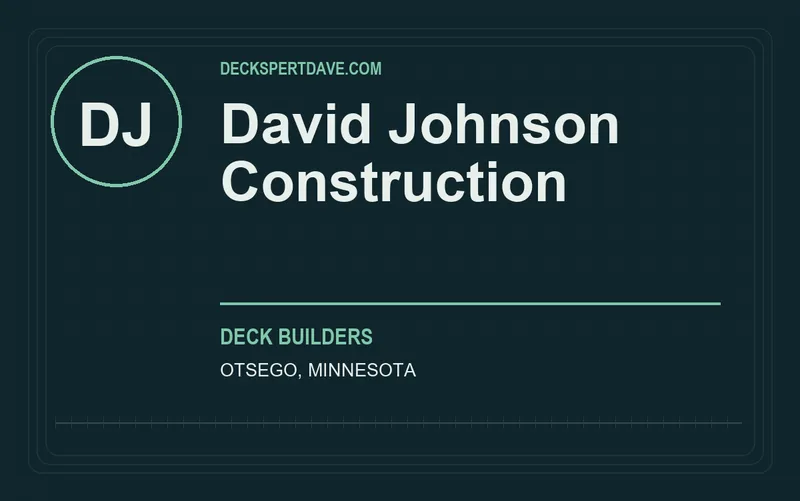 DAVID JOHNSON CONSTRUCTION in Otsego, Minnesota