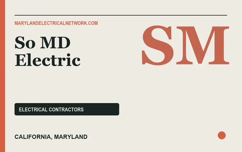 So MD Electric in California, Maryland
